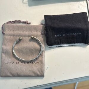 David Yurman Silver Cable Bracelet
